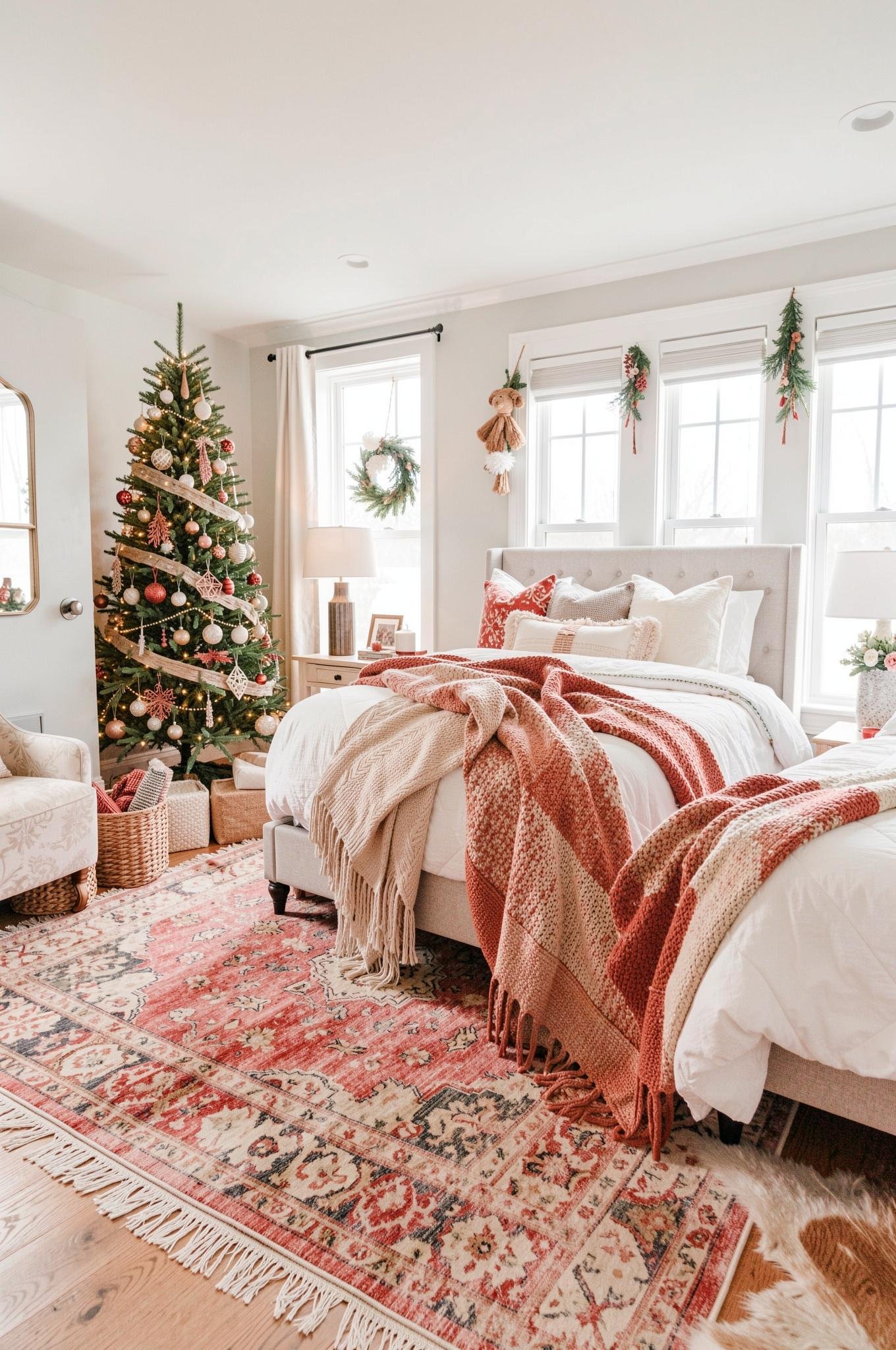 Layer Your Rugs for Warmth