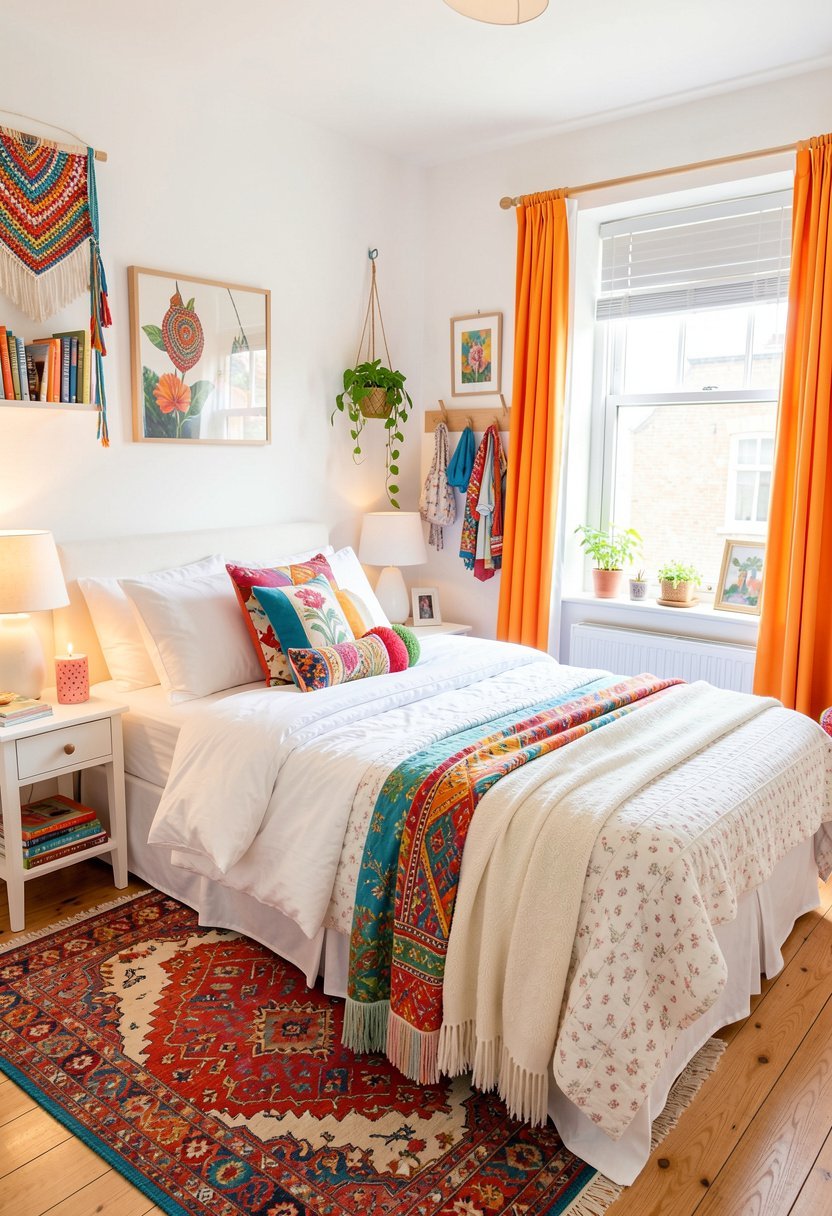 Layered White Bedding Looks Fresh