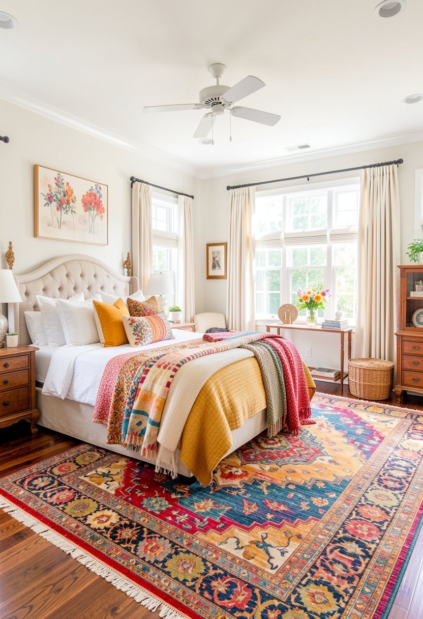 Layering Rugs for Texture