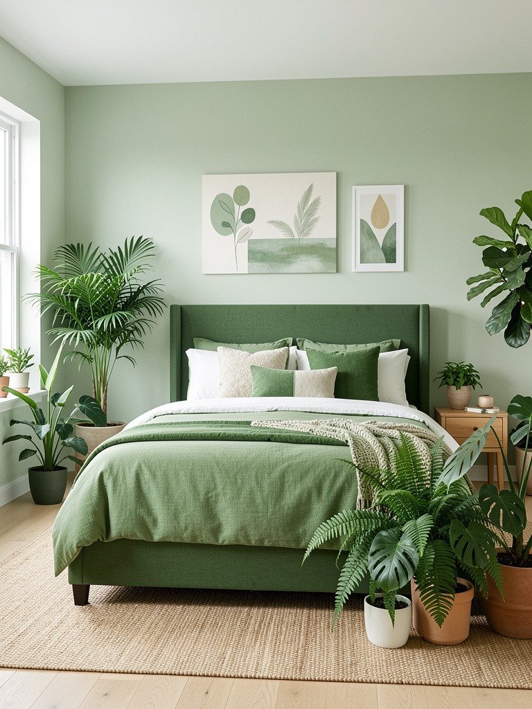 Lush Potted Floor Plants