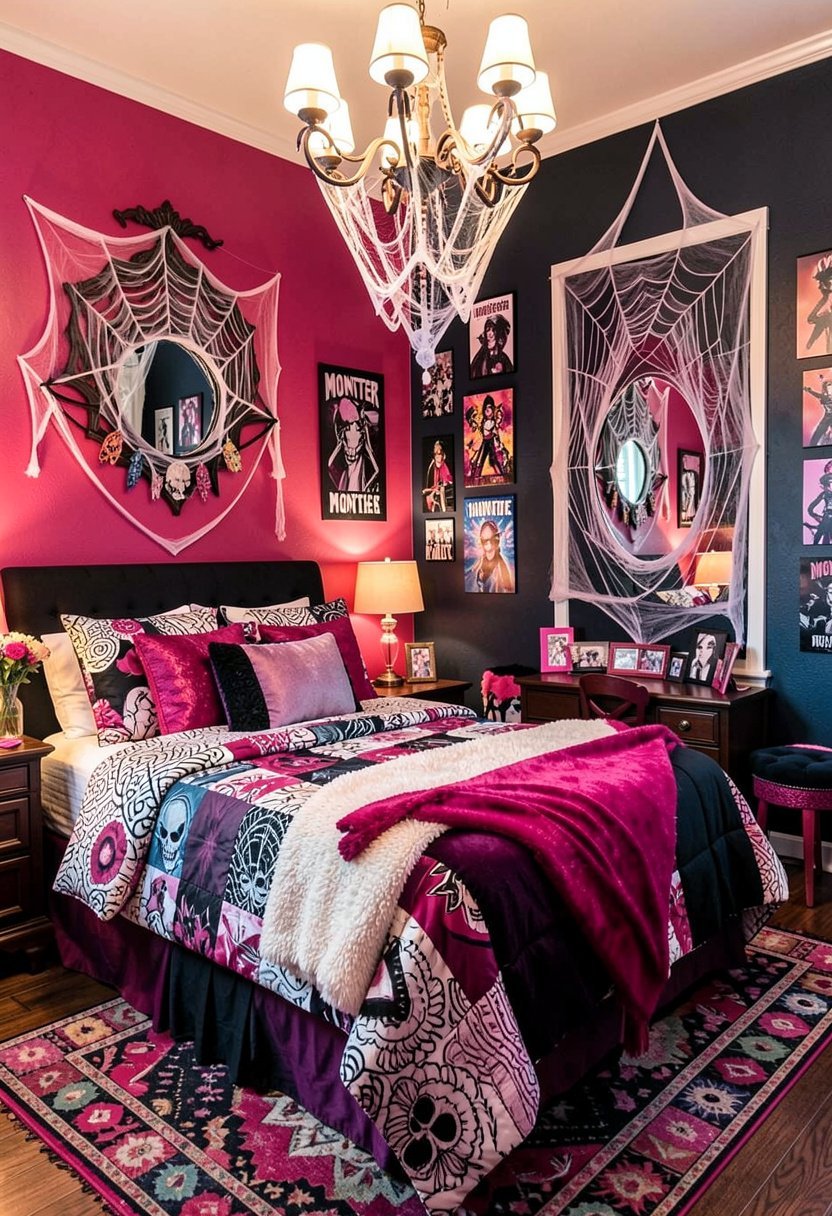 Make a DIY Cobweb Mirror