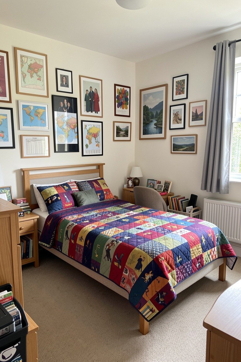 Maps Framed On Walls