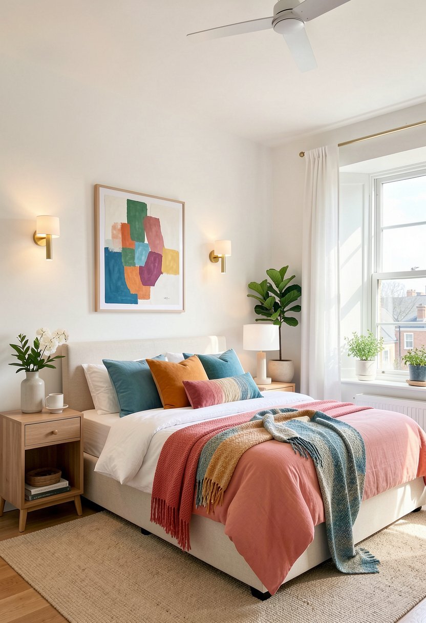 Minimalist Wall Lights with Brass Finish