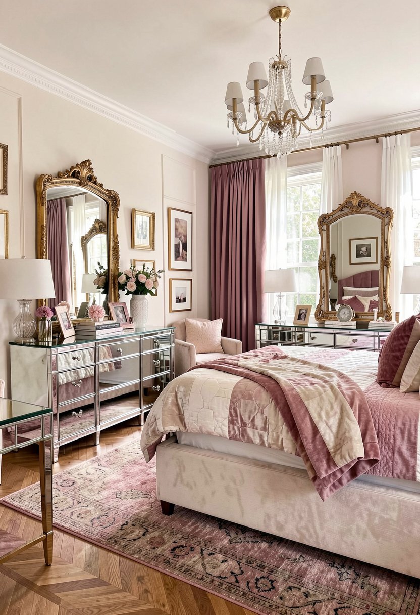 Mirrored Dresser Tops