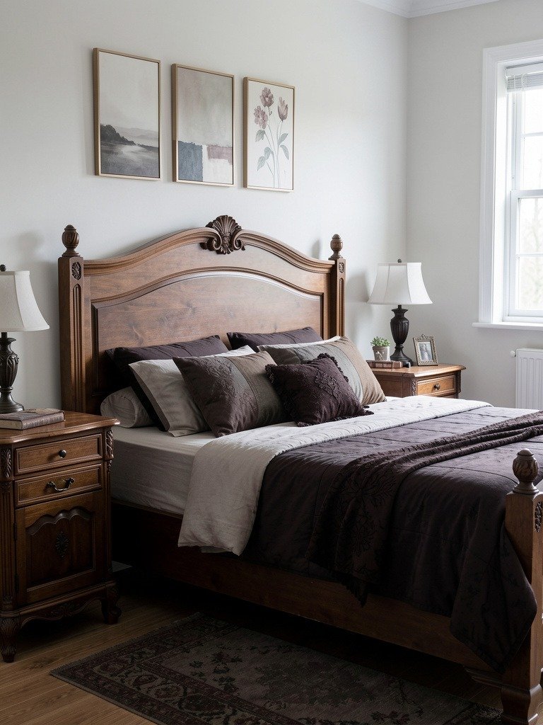 Mix in Vintage Wood Furniture