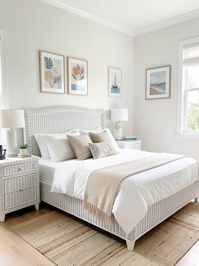 Mix in White Wicker Furniture