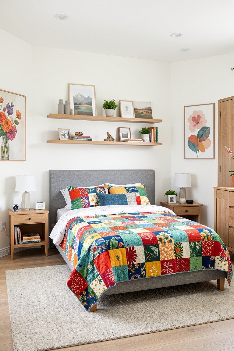 Mount Shelves Above Your Bed