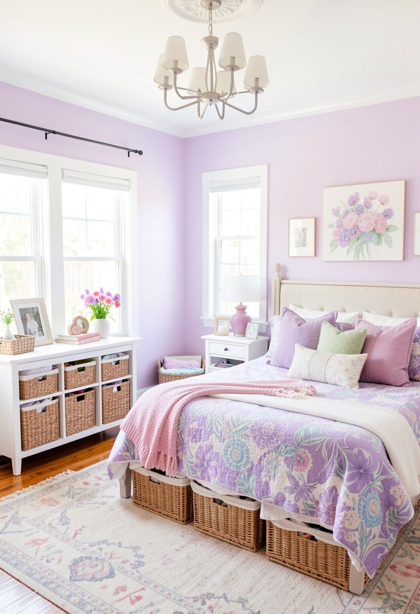 Organize with Pretty Storage Baskets