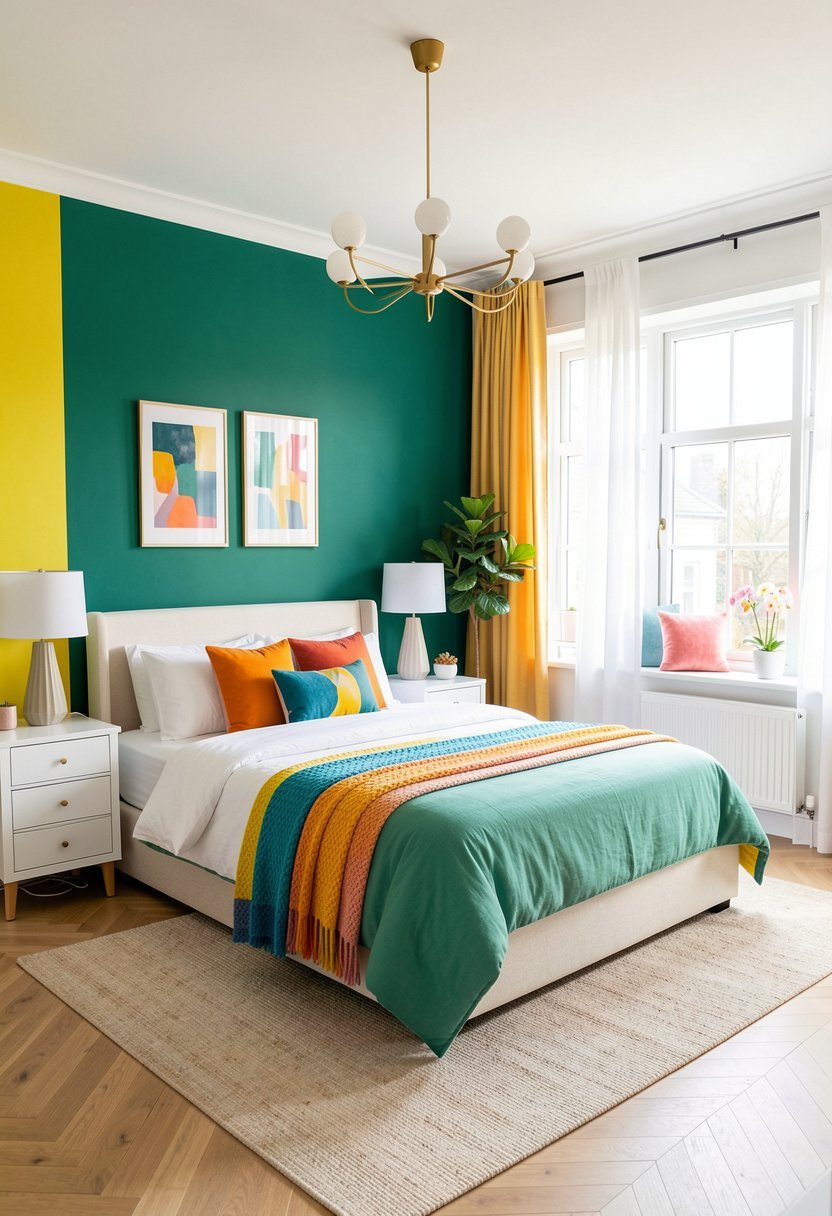 Paint an Accent Wall with Bold Color