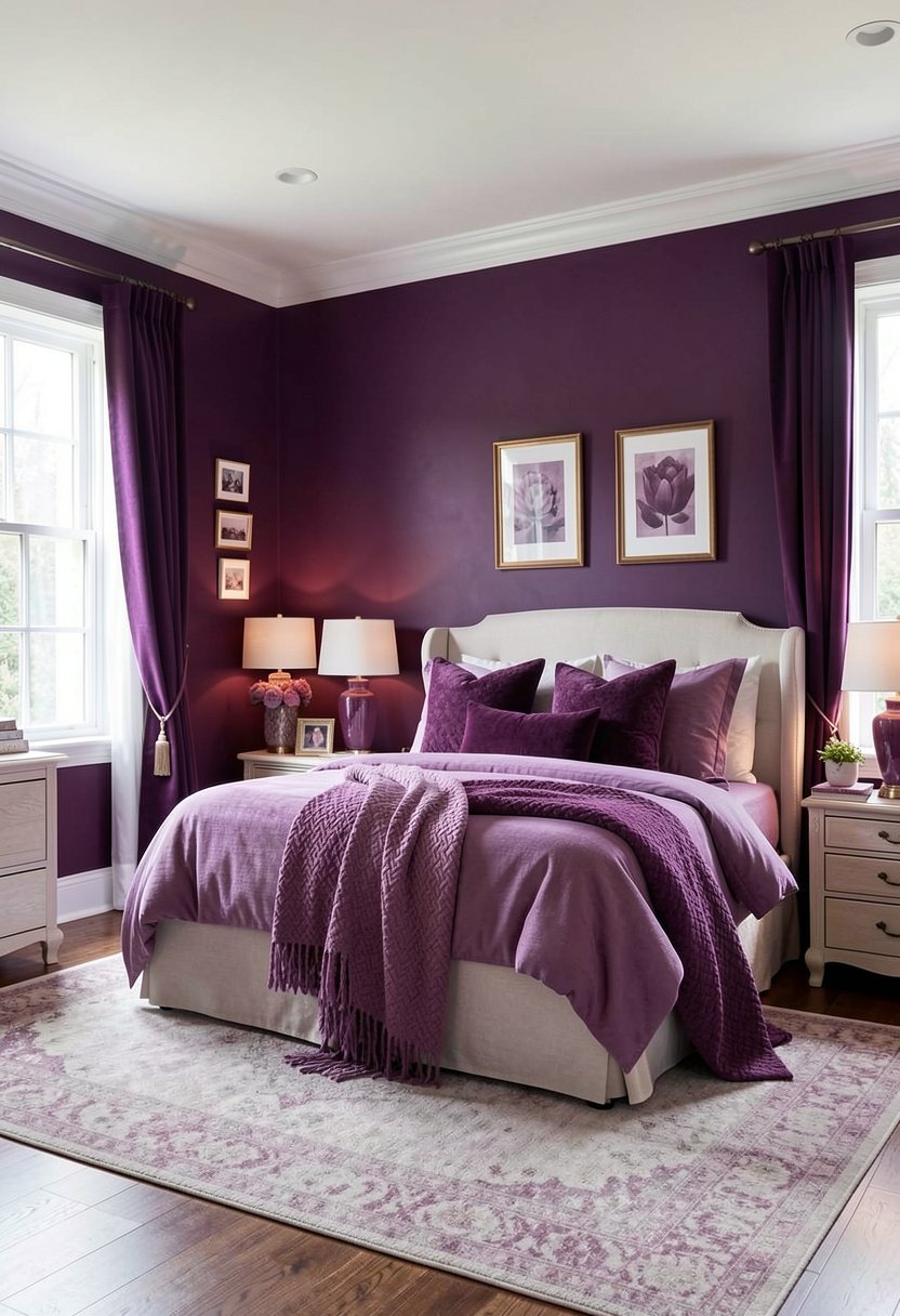 Paint One Wall a Rich Plum