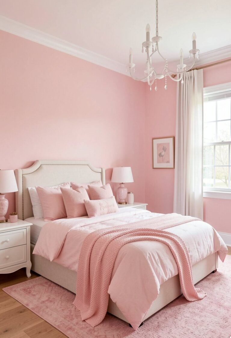 Paint One Wall a Soft Pink