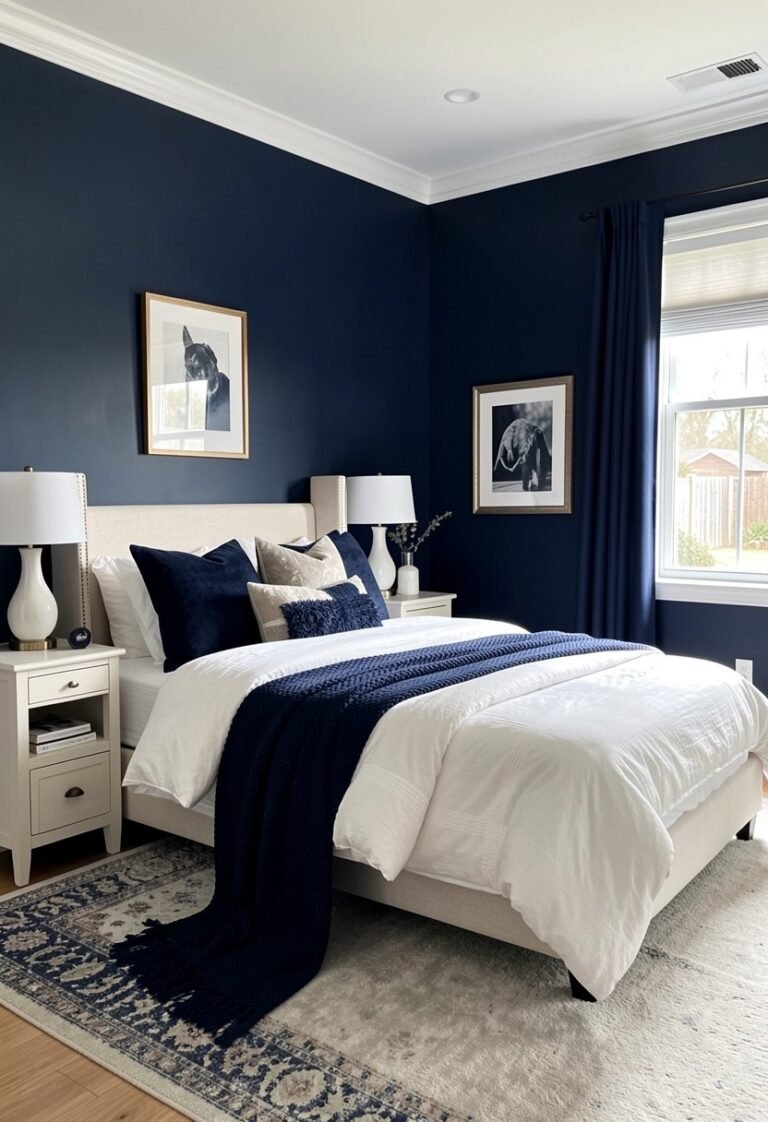 Paint One Wall Deep Navy