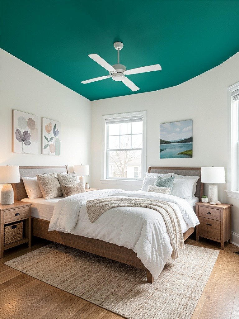 Paint the Ceiling a Bold Color