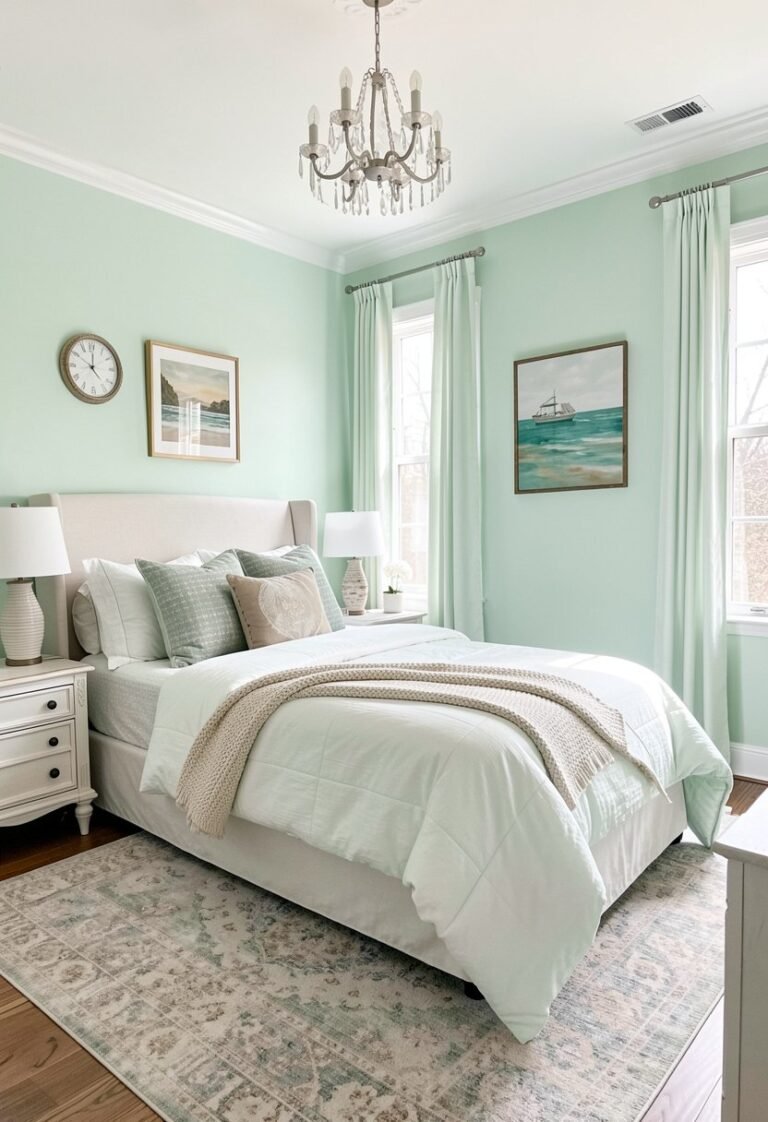 Paint Your Walls with a Crisp Mint Shade