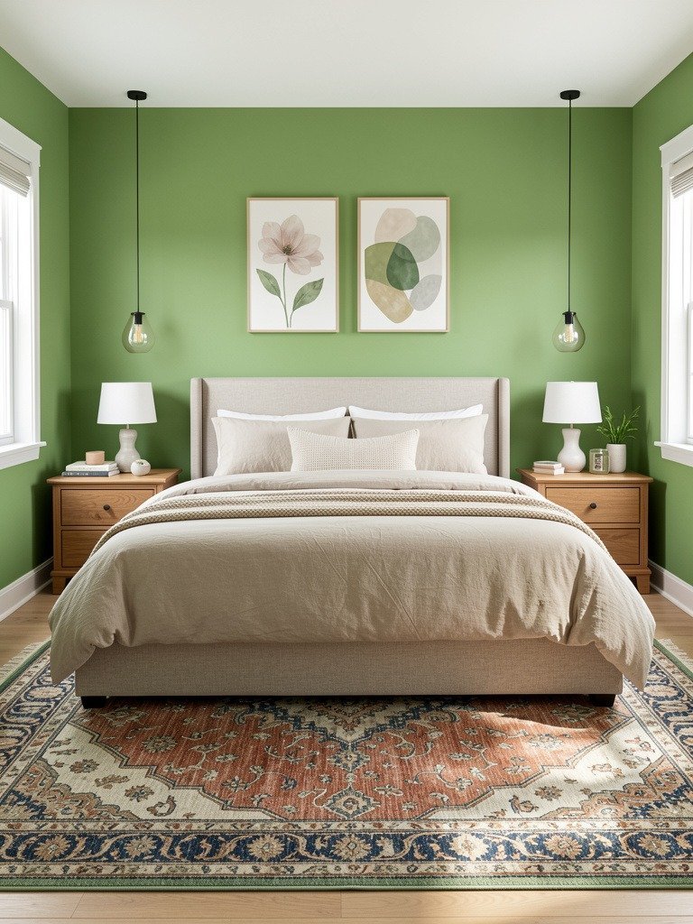 Patterned Rugs for Grounding