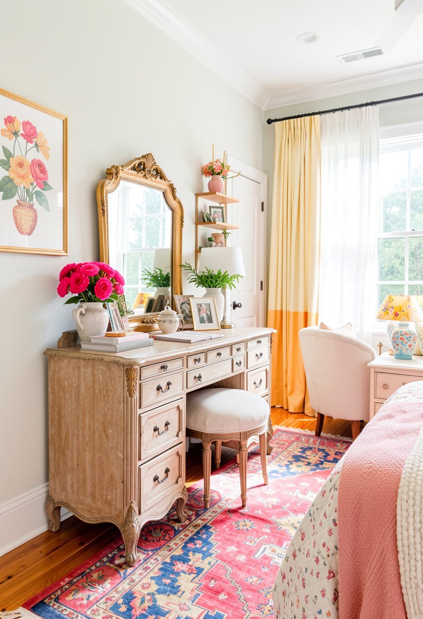 Pick a Vintage Wood Vanity Piece
