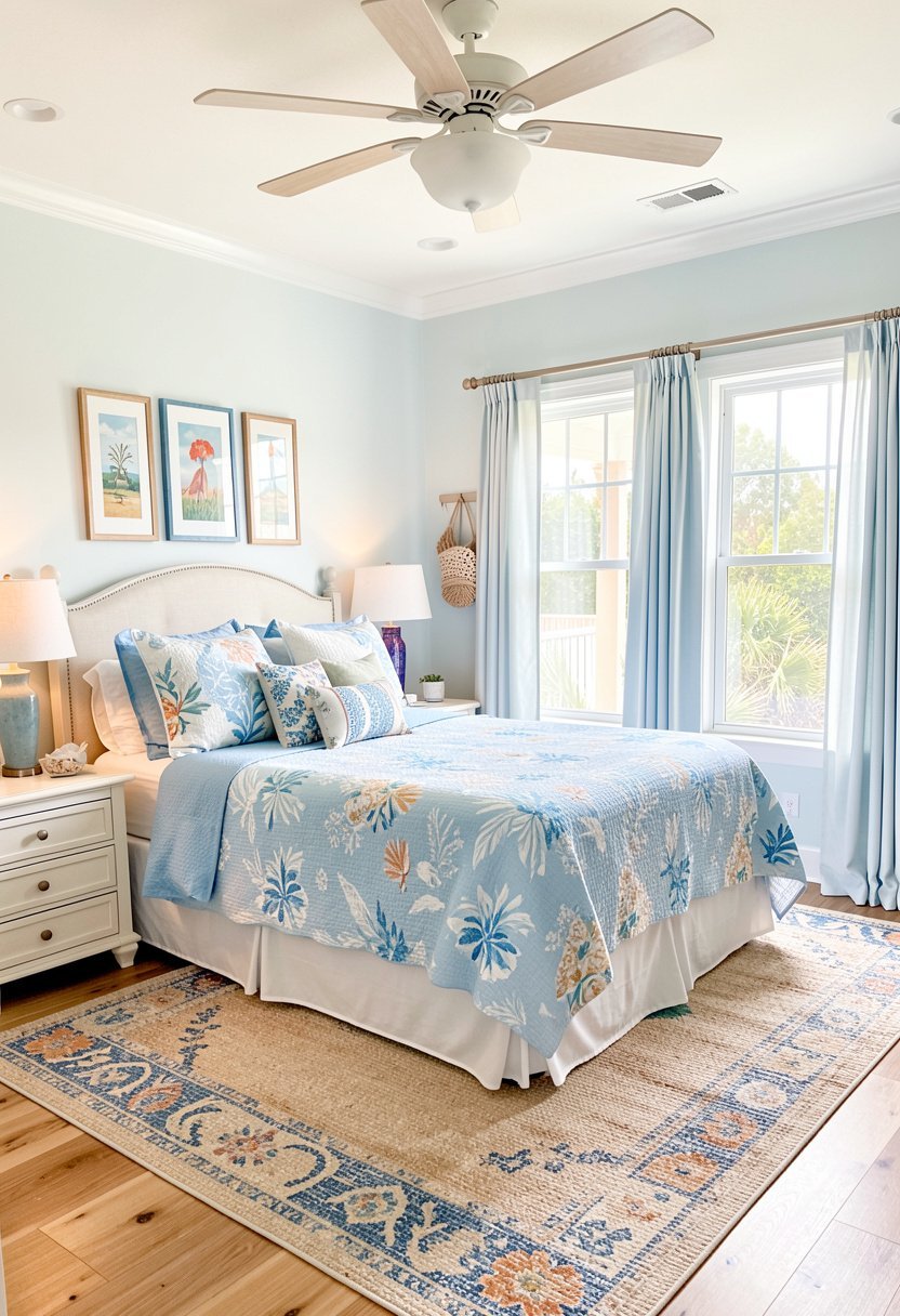 Pick Soft Blue Bedding