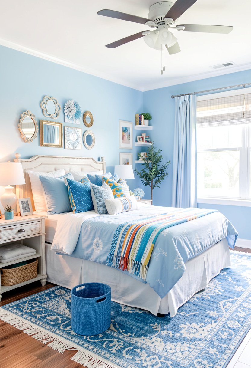 Place Blue Storage Baskets