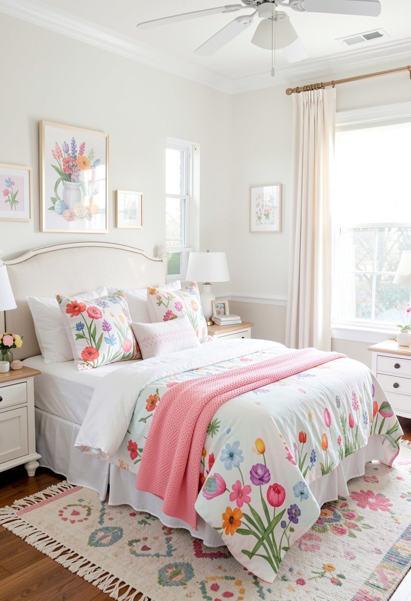 Pretty Floral Pillow Covers