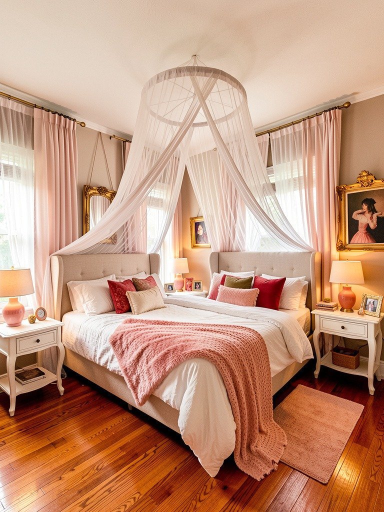 Sheer Canopy Drapes