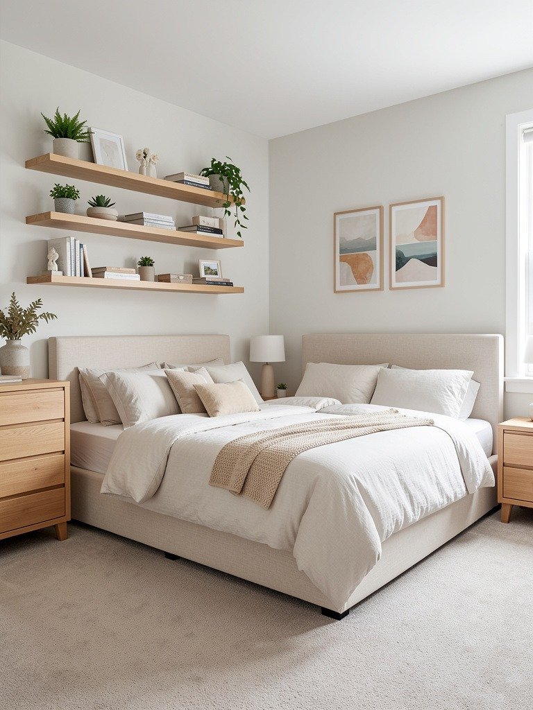 Shelves Above the Dresser