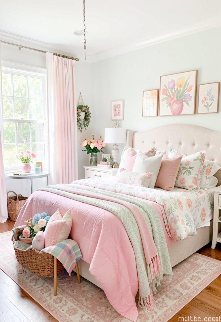 Soft Pastel Linens for Spring