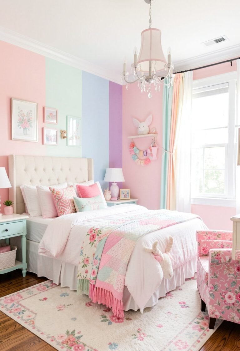 Soft Pastel Walls That Pop