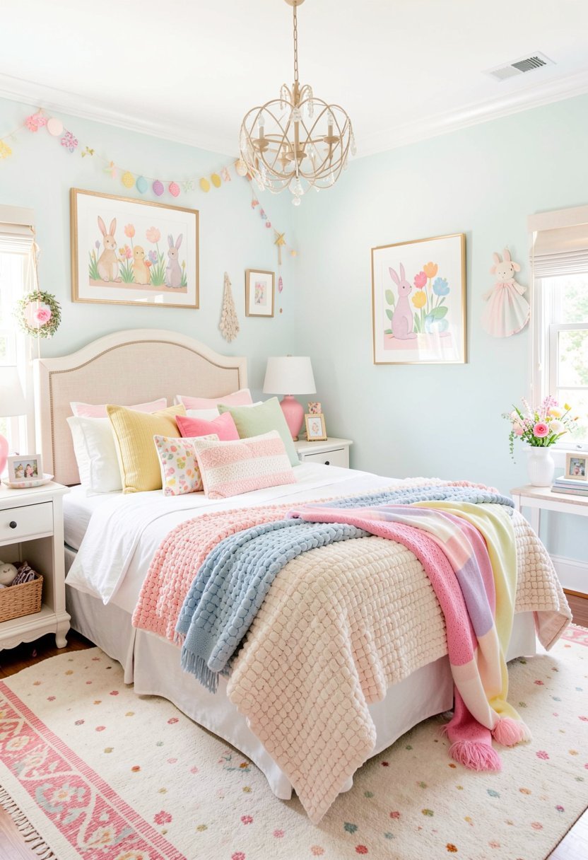 Soft Textural Bed Throw