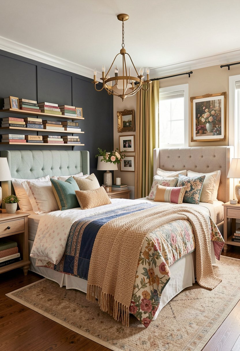 Stacked Books for Budget Style
