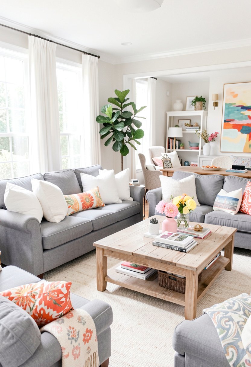 Start with Bright White Pillows