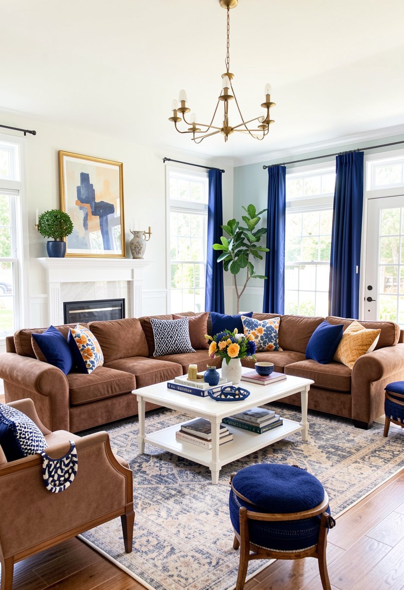 Style with Navy Blue Accessories