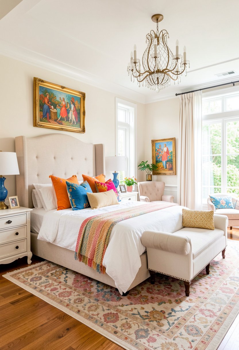 Tall Headboards Create Presence