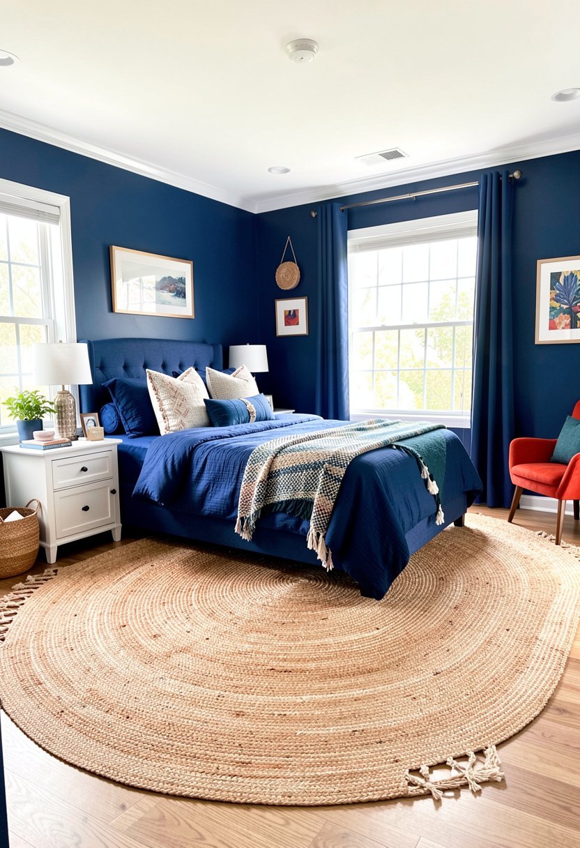 Try a Large Woven Rug