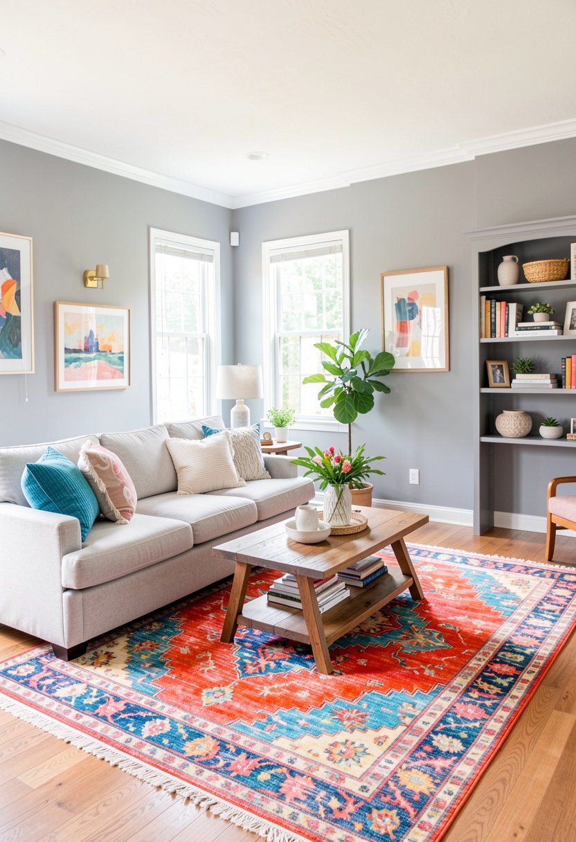 Try a Rug with Pattern