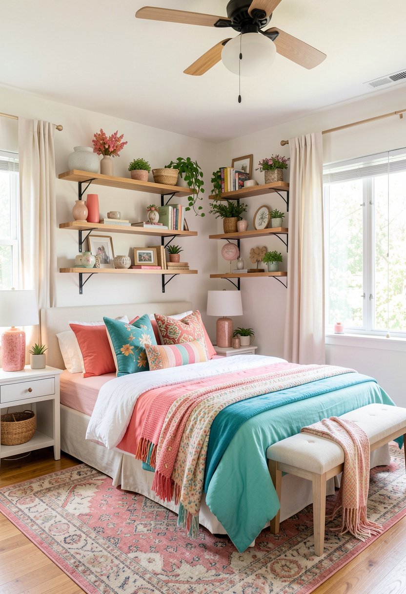 Try Floating Wall Shelves