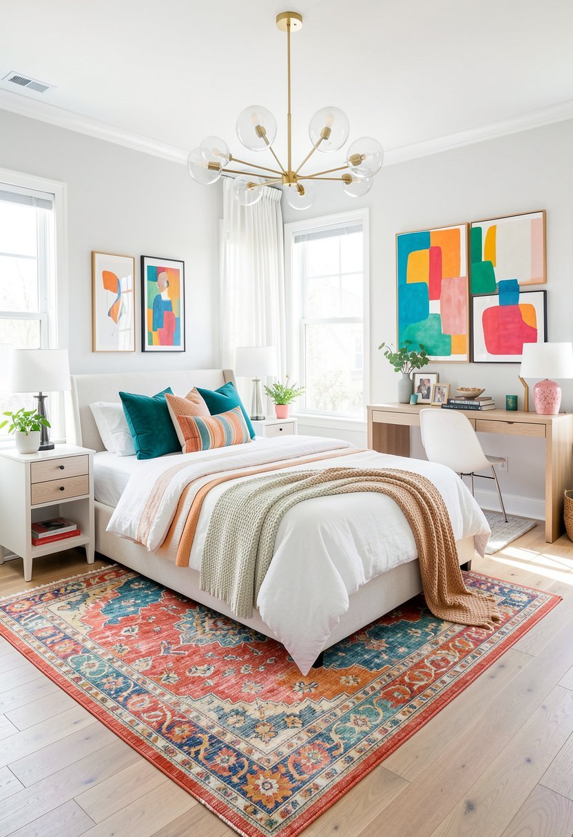 Use a Rug to Anchor the Space