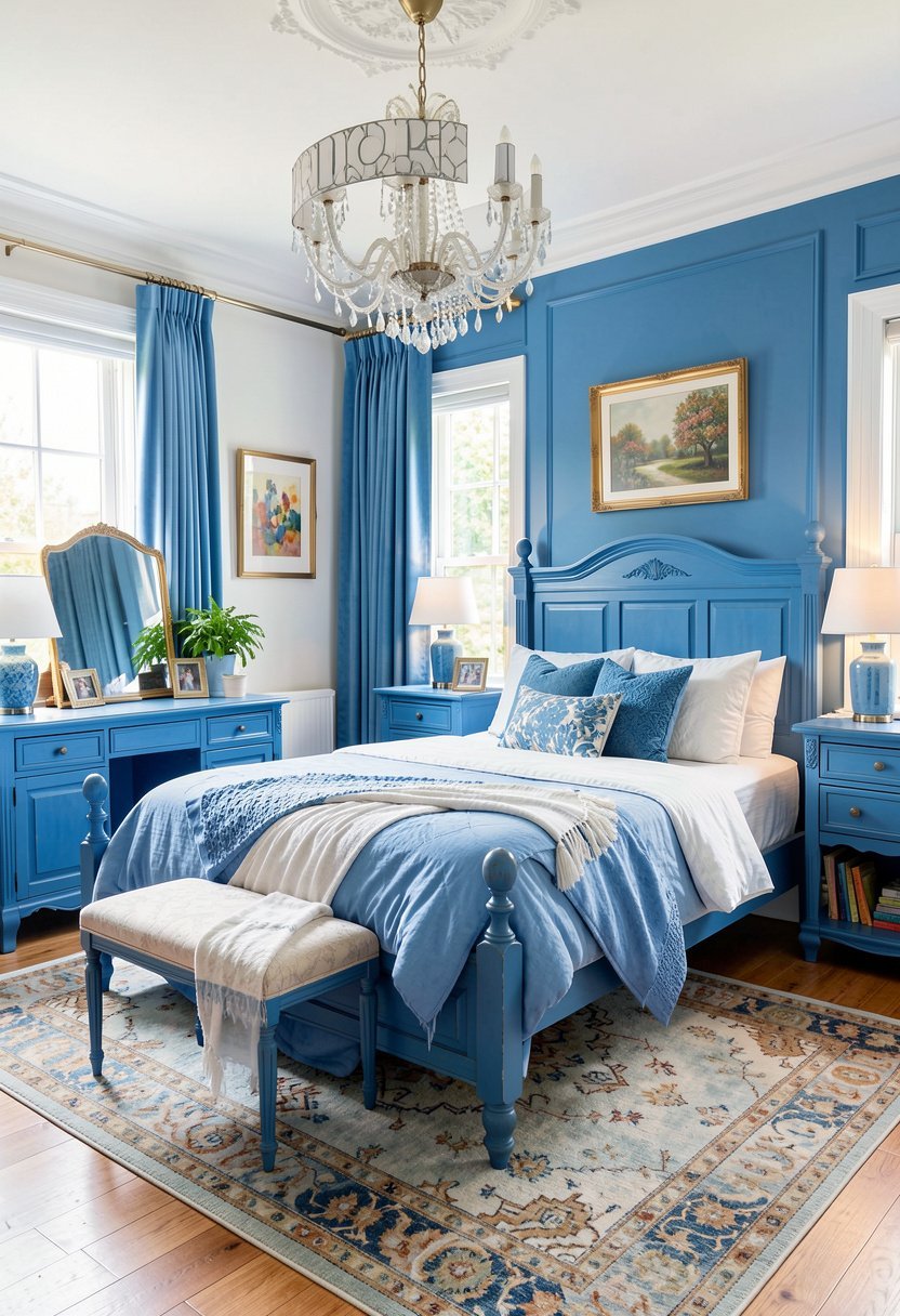 Use Blue Painted Furniture