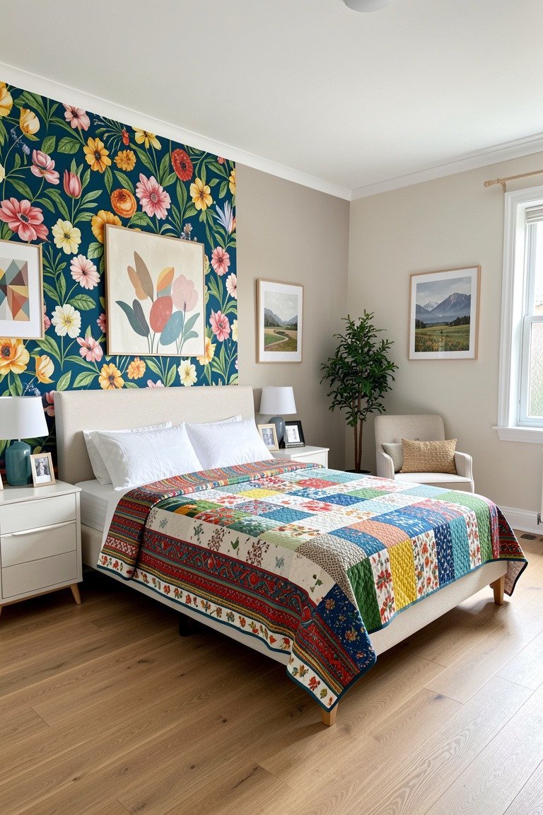 Use Bold Wallpaper Sections
