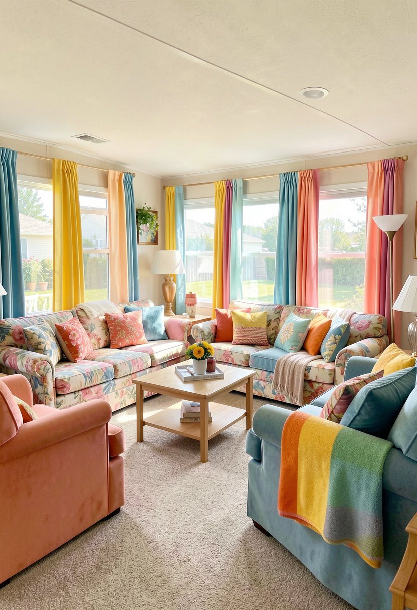 Use Curtains to Fake Windows
