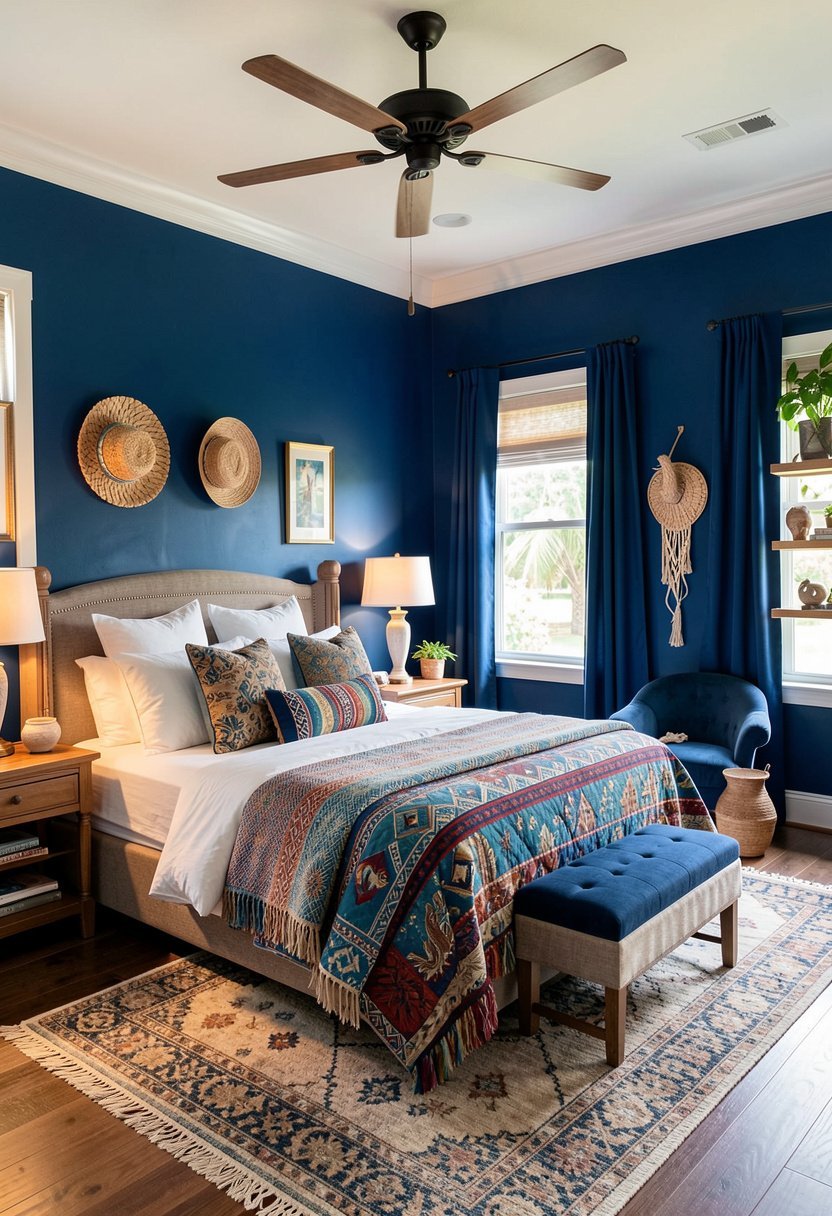 Use Deep Ocean Blue Walls