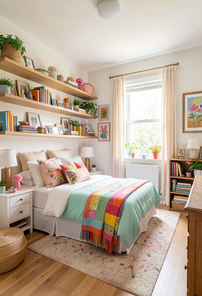 Use Floating Shelves for Storage