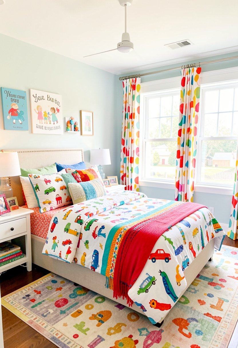 Use Fun Bedding Patterns