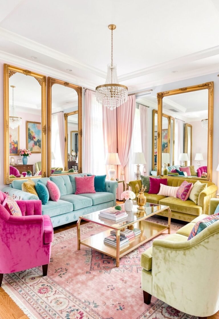 Use Large Mirrors to Fake Space