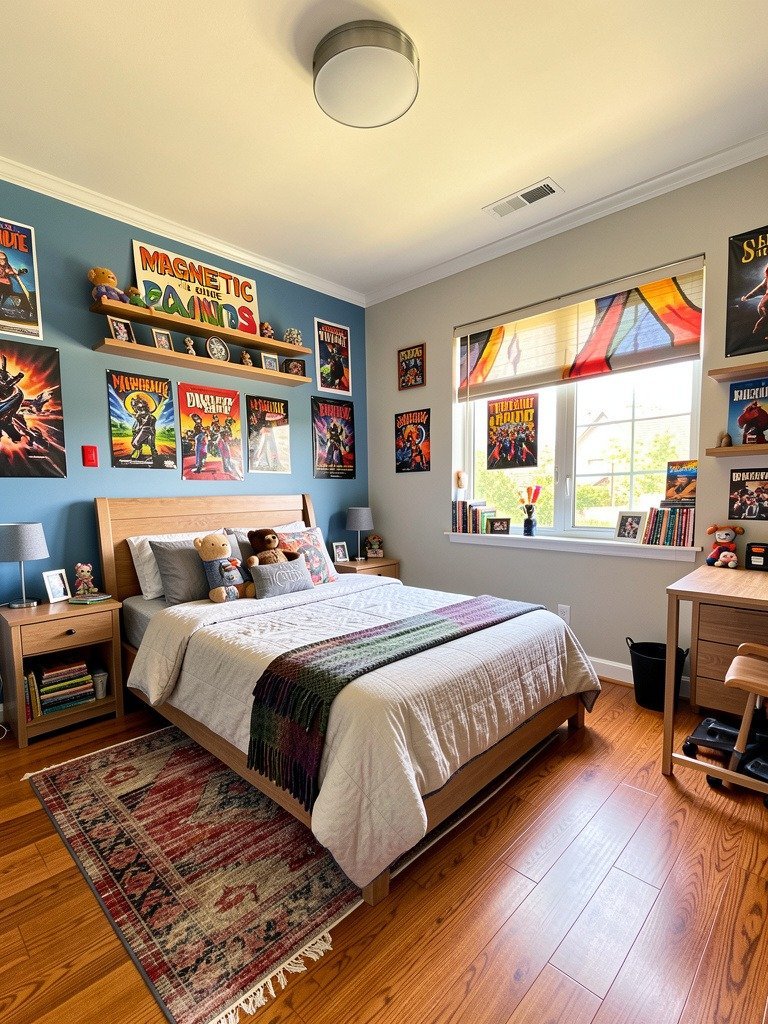 Use Magnetic Paint or Boards