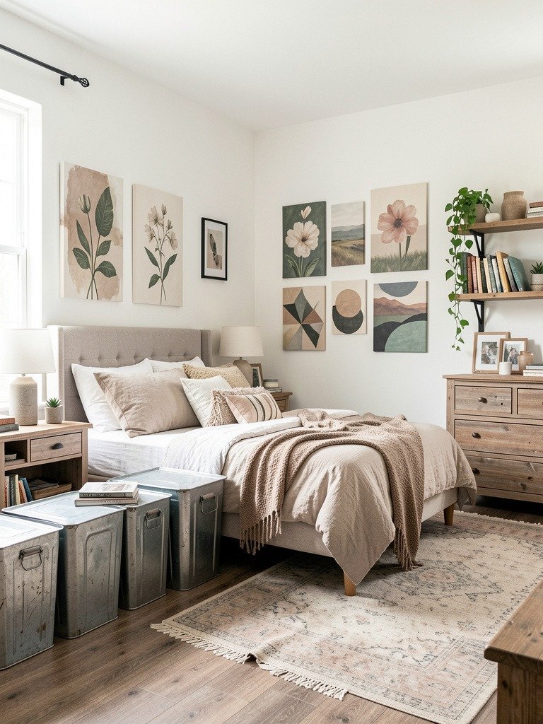 Use Metal Storage Bins
