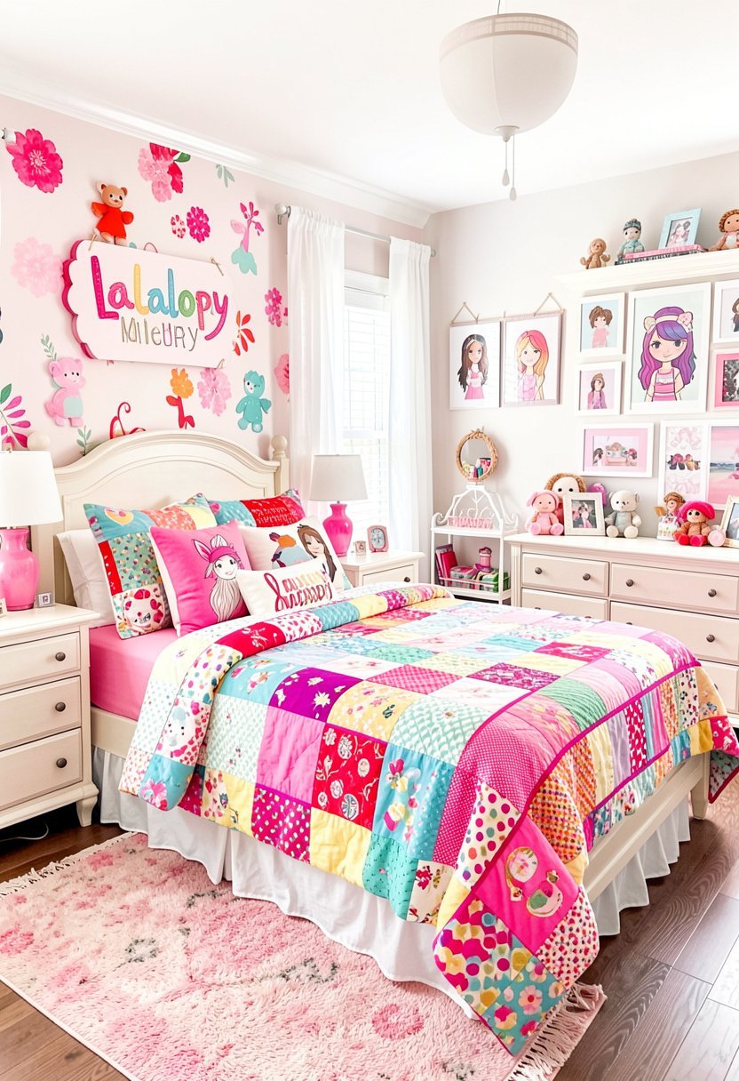 Use Patchwork Style Bedding