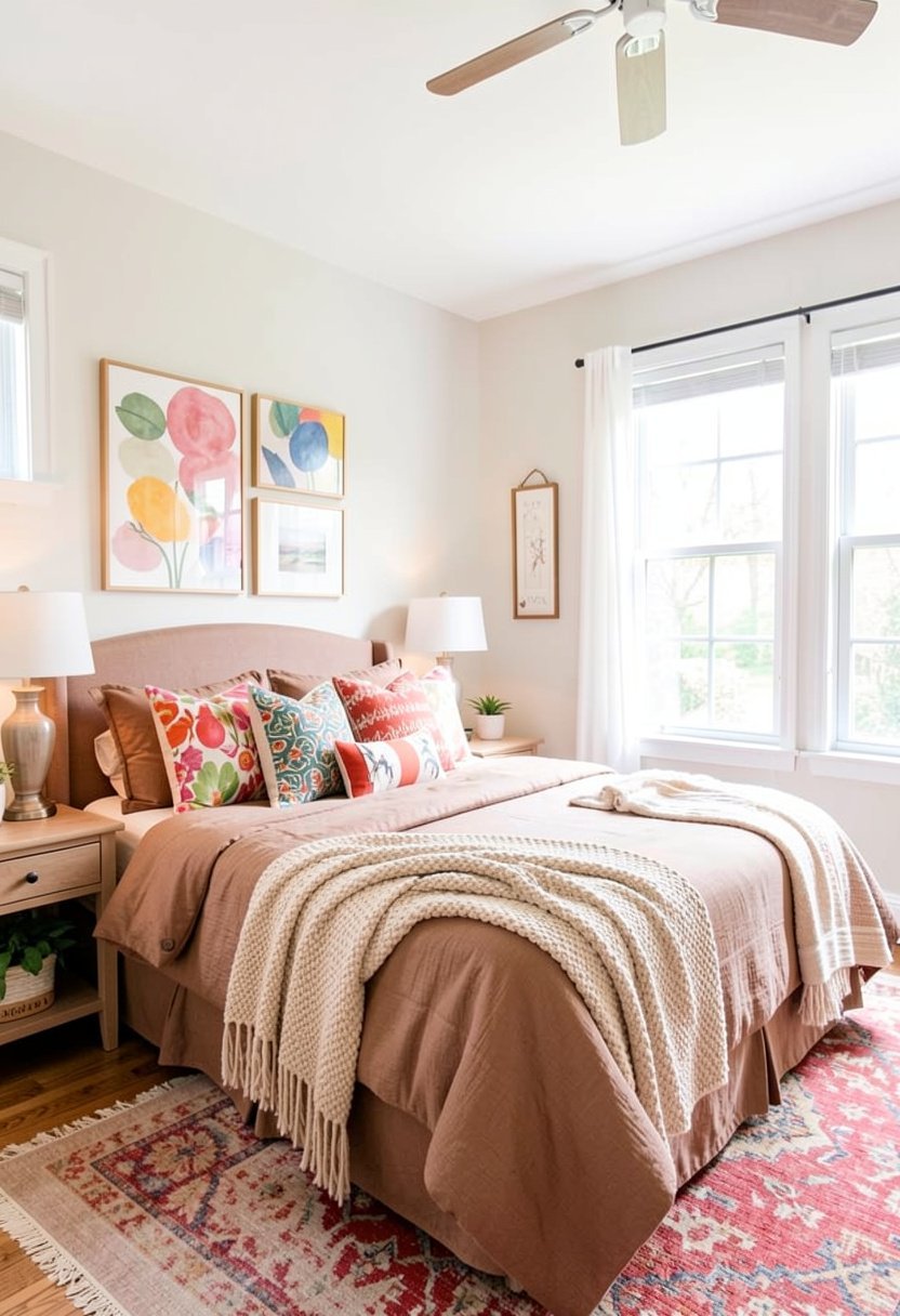 Use Patterned Throw Pillows