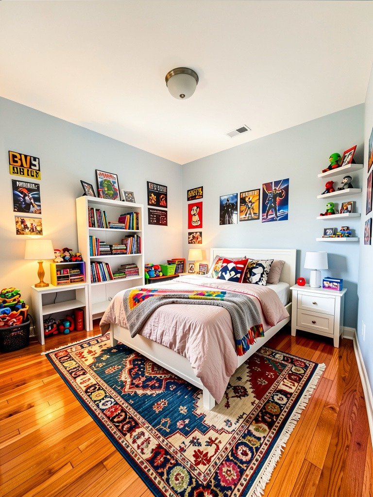 Use Rugs to Anchor Space