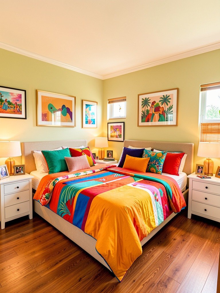 Use Throw Pillows for Contrast
