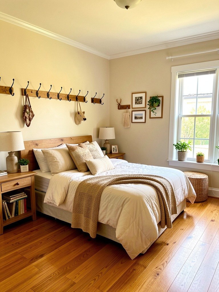 Use Vertical Wall Hooks
